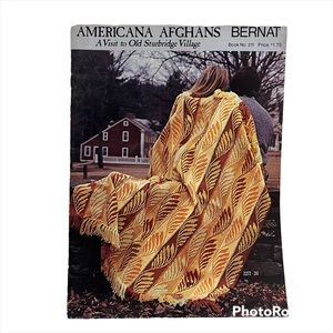 Americana Afghans 1974 patterns afghans and crochet